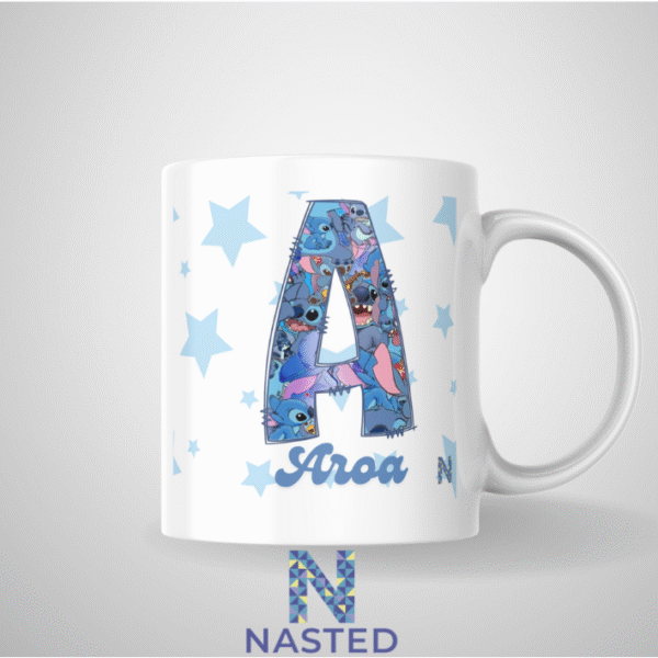 Tazas Stitch Con nombre