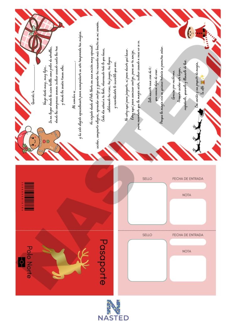 Imprimible cartas elfo