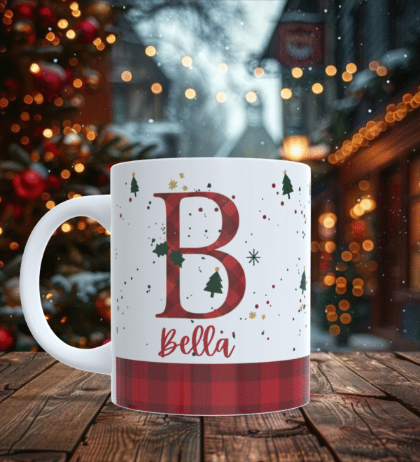 IMG_20251202_201057 Taza de Navidad Con Inicial y Nombre
