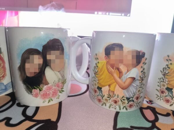 Taza personalizada acuarela